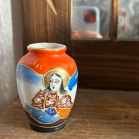 3 Small Satsuma Vases - Made In Japan - - Picture 10 of 16